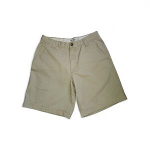 Izod | Men's Khaki Saltwater Flat Front Shorts WAIST 33